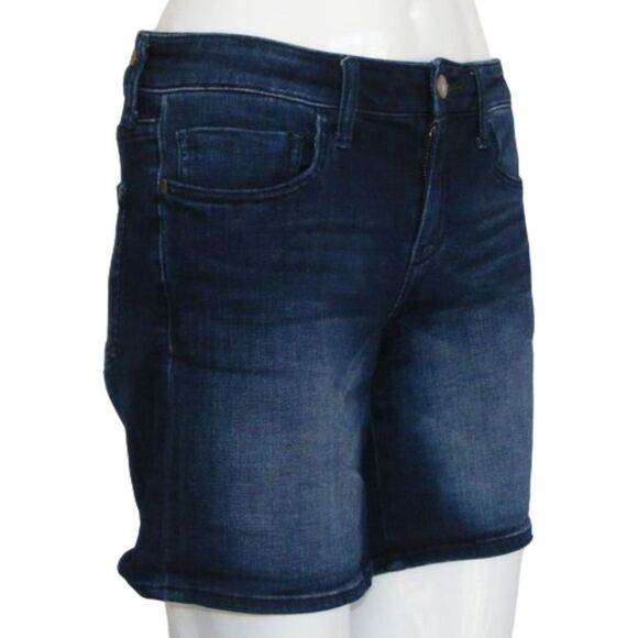 PILCRO/ANTHRO Jean Shorts, 27, Stet, Rolled Cuffs, Zipper fly, Pockets, Blue - Picture 2 of 11